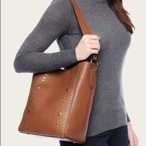 FRYE Harness Stud Bucket Bag
